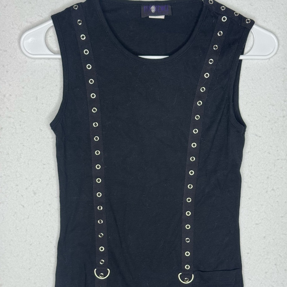 Vintage 90s Morbid Tank Top Shirt Made In USA Size M